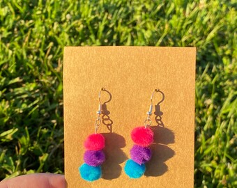 yellow flag earrings