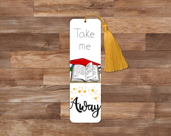 Book Lover Bookmark with Tassel, Fantasy-Reader Gifts, Gifts for Book Lovers, Book Club Gifts, Bookish Accessorie, Booktoker