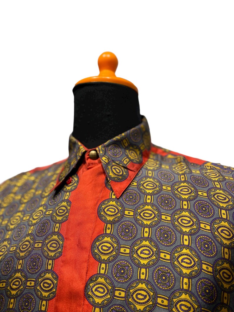 1990s Vintage Gianni Versace Silk Shirt | Etsy