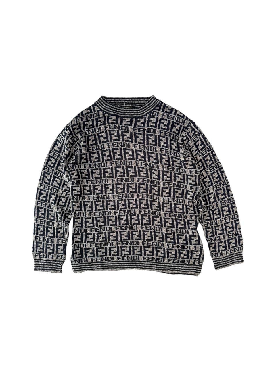 Fendi logo sweater mens best sale
