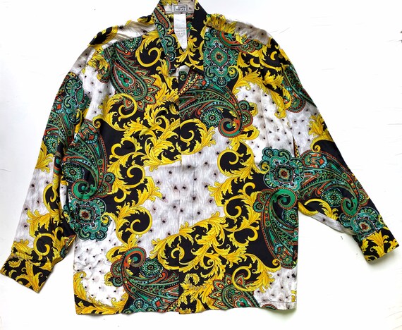 Vintage Gianni Versace Silk Shirt