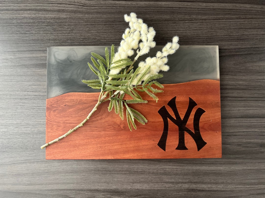 New York Yankees Cutting Board Custom Engraved Cutting Board New York
