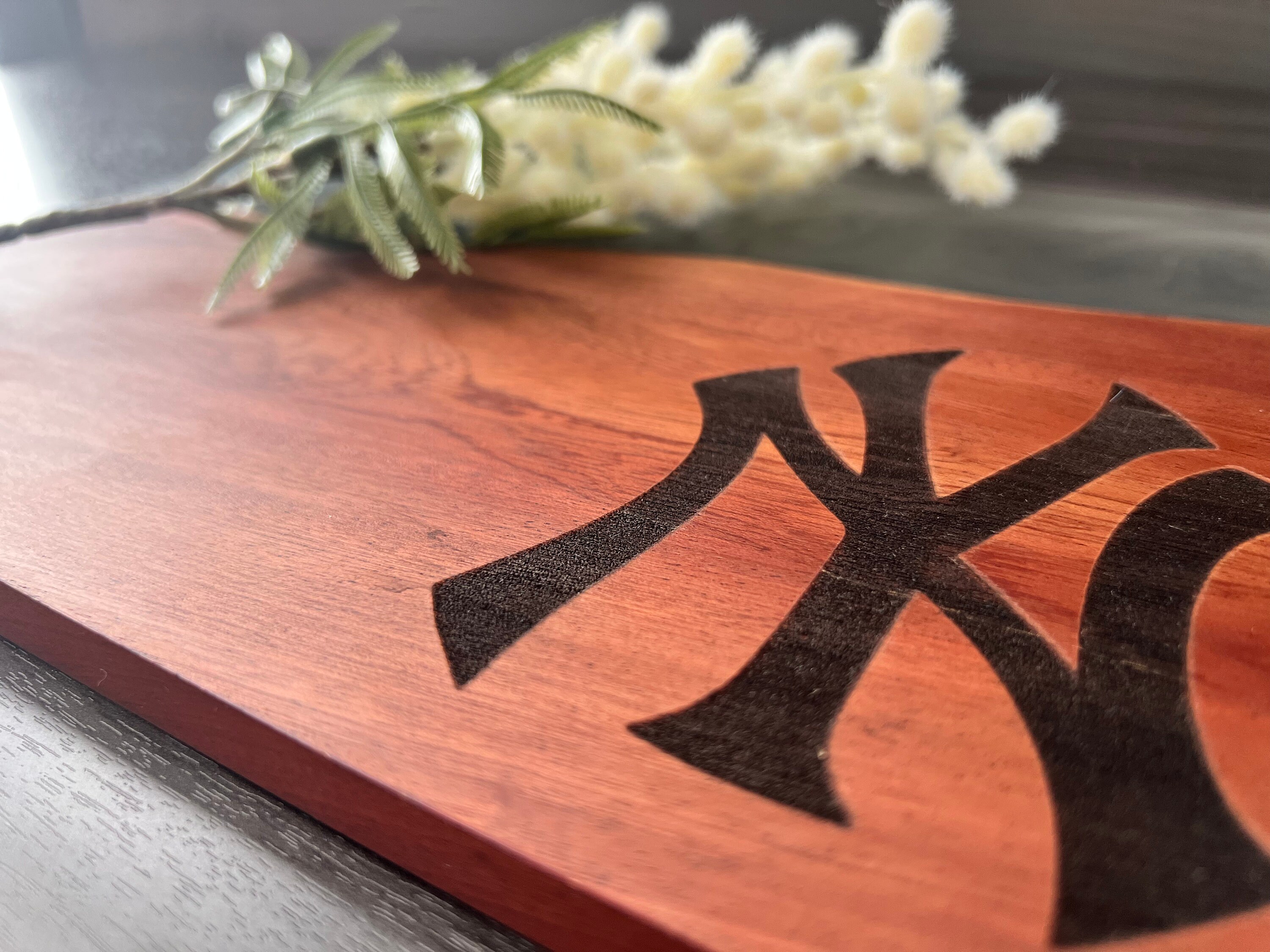 New York Yankees Cutting Board Custom Engraved Cutting Board New York Yankees Artisan Buffalo Etsy