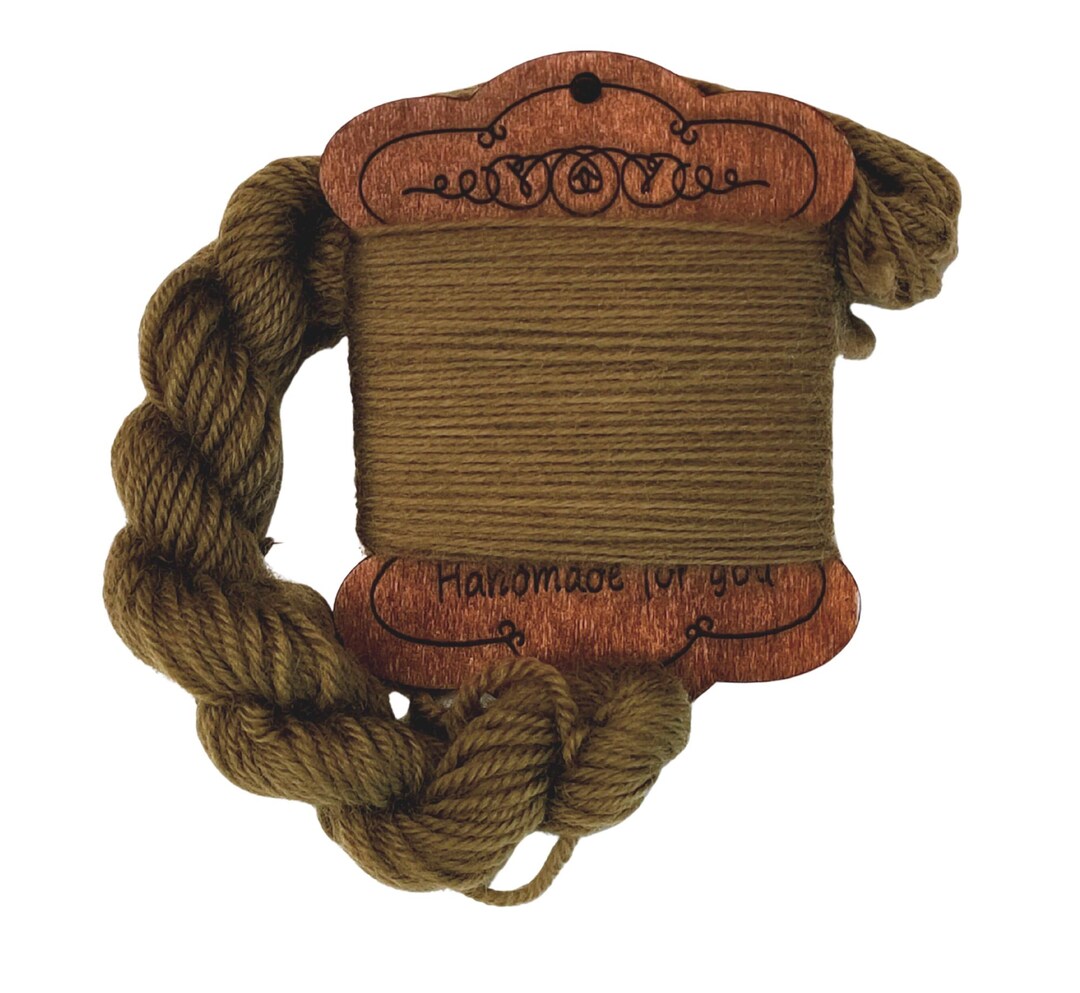 Naturally Hand Dyed Wool Embroidery Thread Yerba Mate Green - Etsy