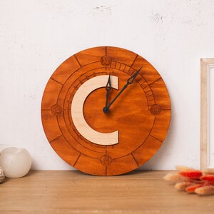 Chrono Trigger clock, Chrono Trigger wall art, Game room clock, Gamer clock, Wood wall clock large, Handmade wall clock, Chrono trigger gift