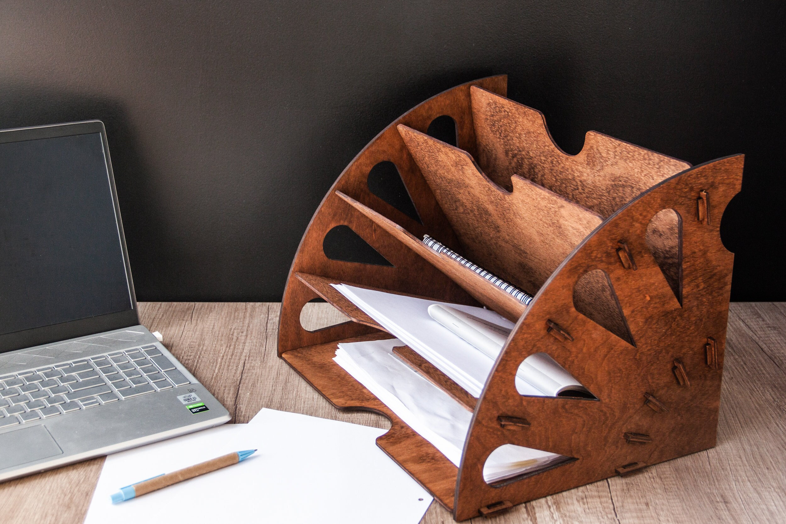 Wooden Office Accessories, Desk Organizers