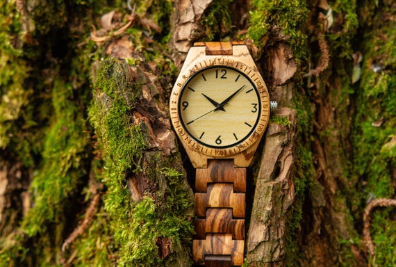 Mens watch engraved,Wooden watch for men,Wooden watch for him,Engraved watch for dad,Personalized watch for husband,Wood watch engraved