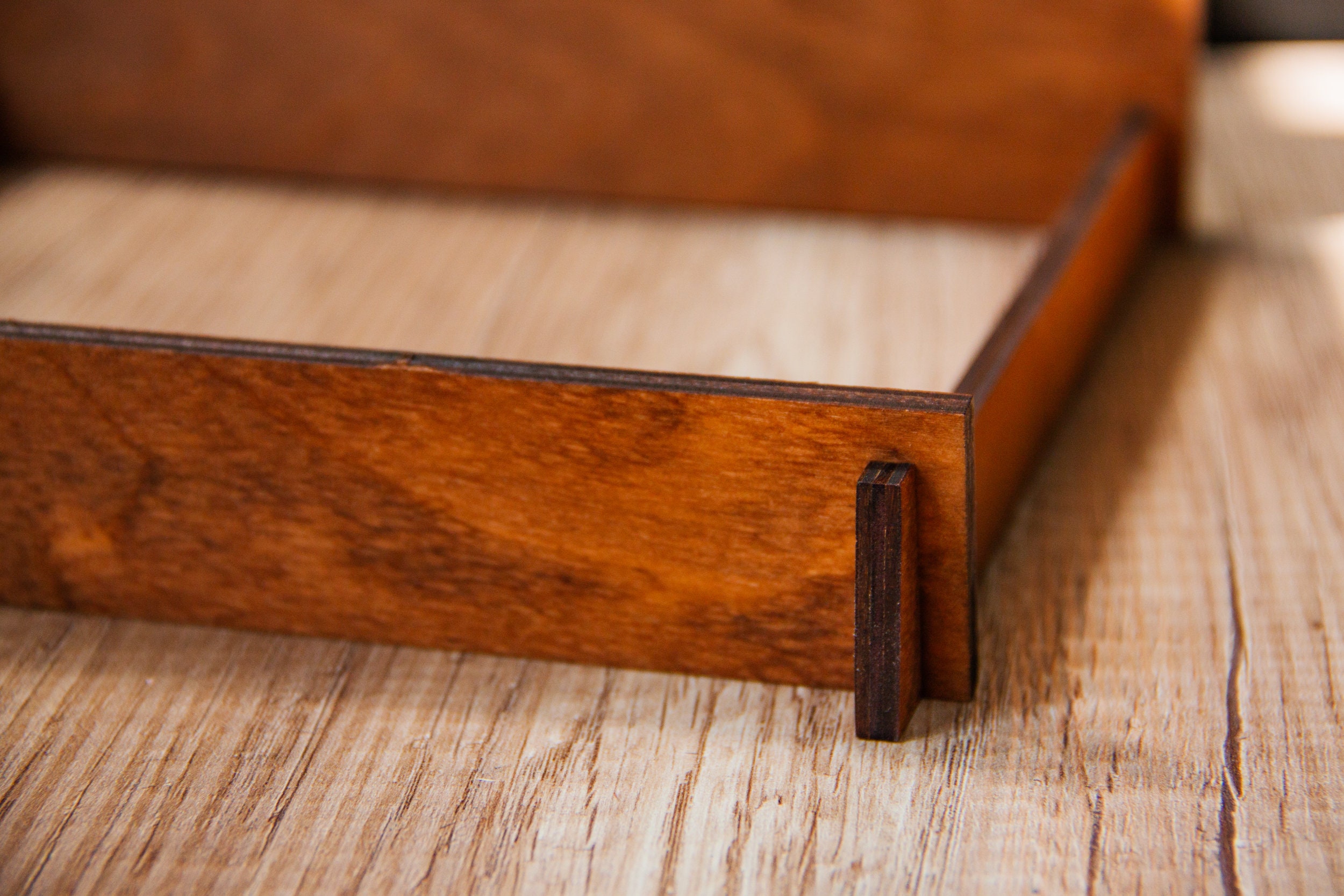 FINGERINSPIRE Schallplatten Aufbewahrung - Holzbox Für Vinyl Mit Trennwänden 38cm Hoch