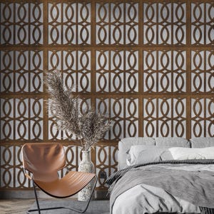 3d art deco wainscot paneling, Wood 3d wall panelling, Decorative wood panels, Mid century wood panel, Modern wood panels wall art