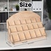 UNICRAFTALE 4 Tier Greeting Card Display Stand Retail Wooden Display Riser Wood Craft Fair Display Rack Stand Wood Countertop Display Stand For Postcard Brochure Photos Picture Vendors 35x19x28cm