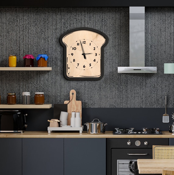 Personalized Photo Clock - Custom Silent Non-Ticking Wall Clock For Kitchen, Christmas Gift (Heart Shape, 12x12 Inches)