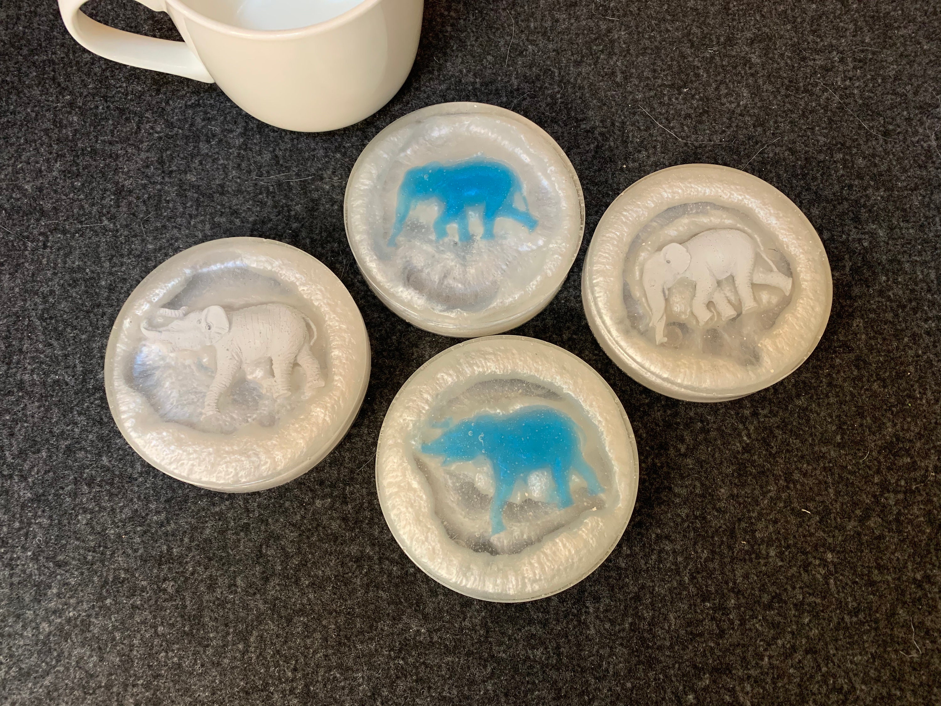 Elephant CoastersCoastersCoaster SetElephantElephant Etsy