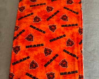 Chicago Bears Baby Spucktuch, Minky Fleece und super snuggle Flanell, geschlechtsneutral