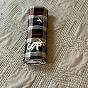 Chicago White Sox Baby Spucktuch, Minky Fleece und super kuscheliger Flanell, geschlechtsneutral Bild 3