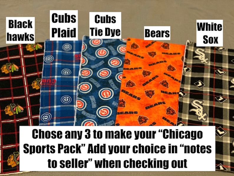 Chicago White Sox Baby Spucktuch, Minky Fleece und super kuscheliger Flanell, geschlechtsneutral Bild 8