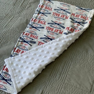 Chicago White Sox Baby Spucktuch, Minky Fleece und super kuscheliger Flanell, geschlechtsneutral Bild 5