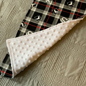 Chicago White Sox Baby Spucktuch, Minky Fleece und super kuscheliger Flanell, geschlechtsneutral Bild 2
