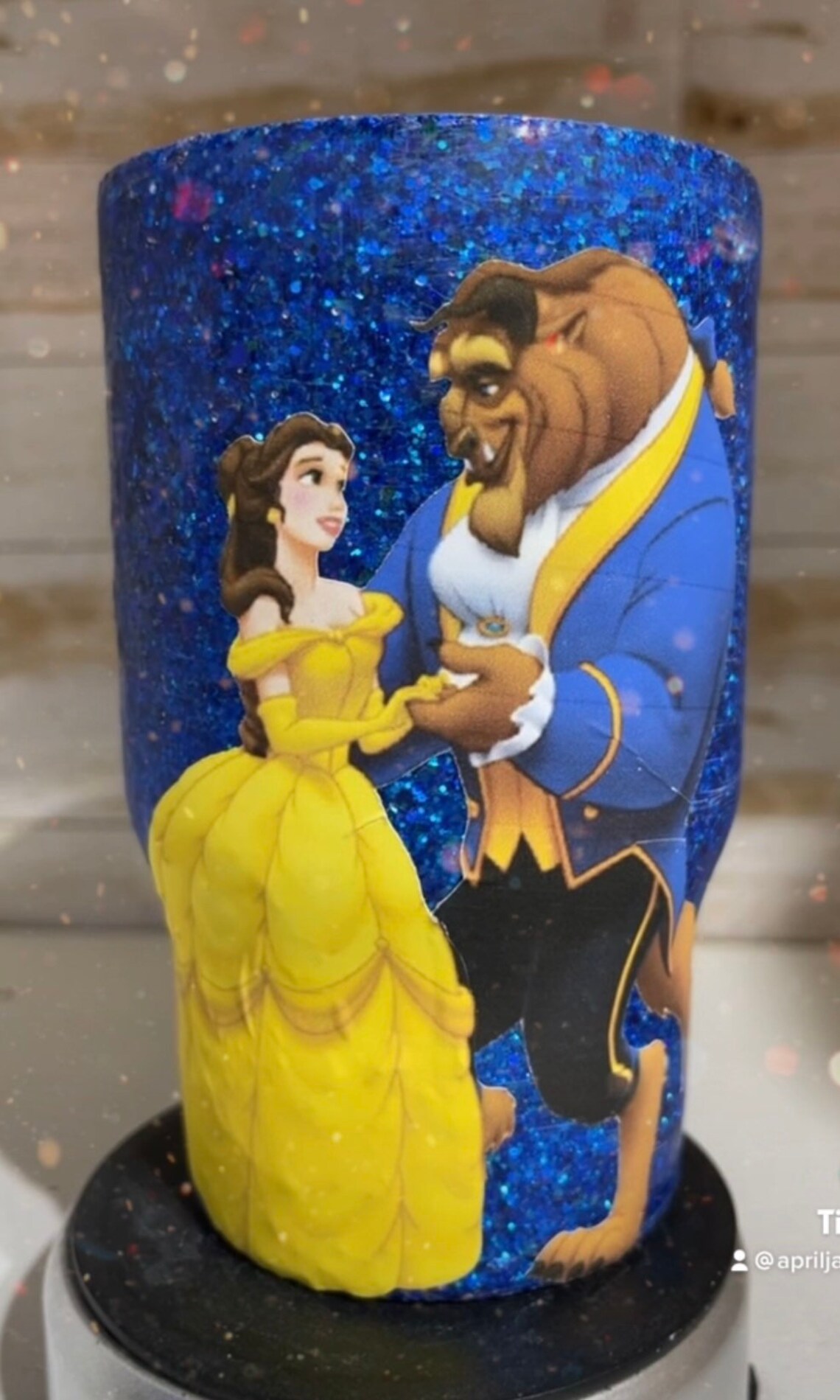 Beauty and the Beast Tumbler Etsy