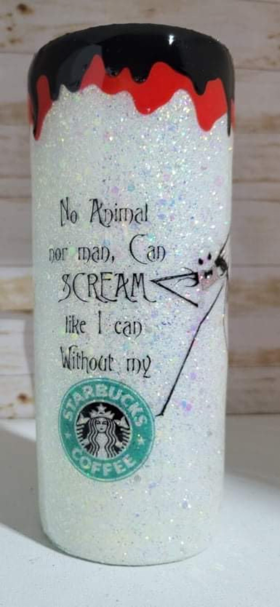 Nightmare Before Christmas Starbucks Tumbler Etsy