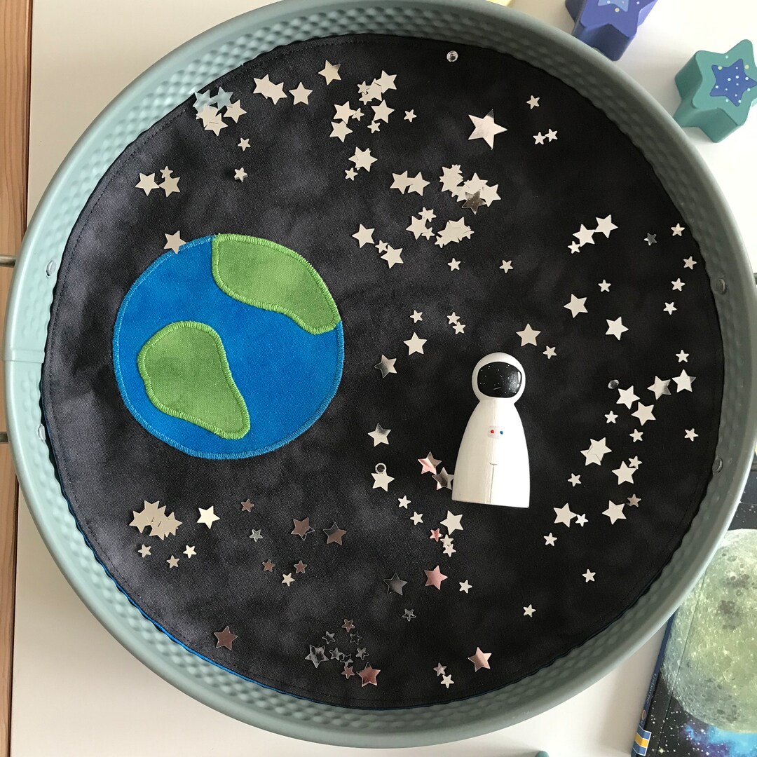 Earth & Space Play Mat Made to Order Circular UKCA/CE Tested Reversible ...