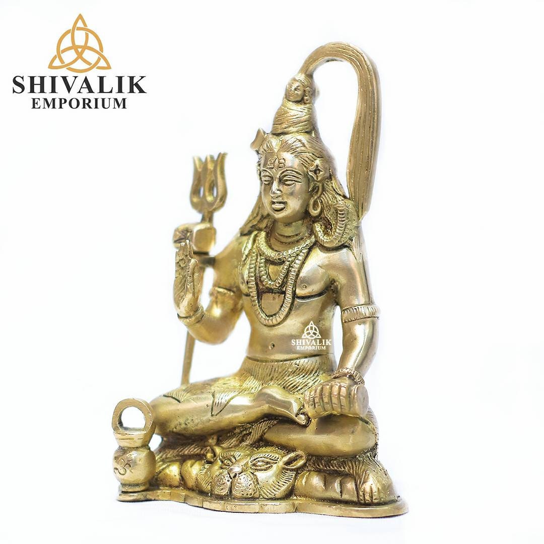 Small Shiv Brass Lord Shiva Statue 7inch Small Shiva Statue Dancing - Etsy