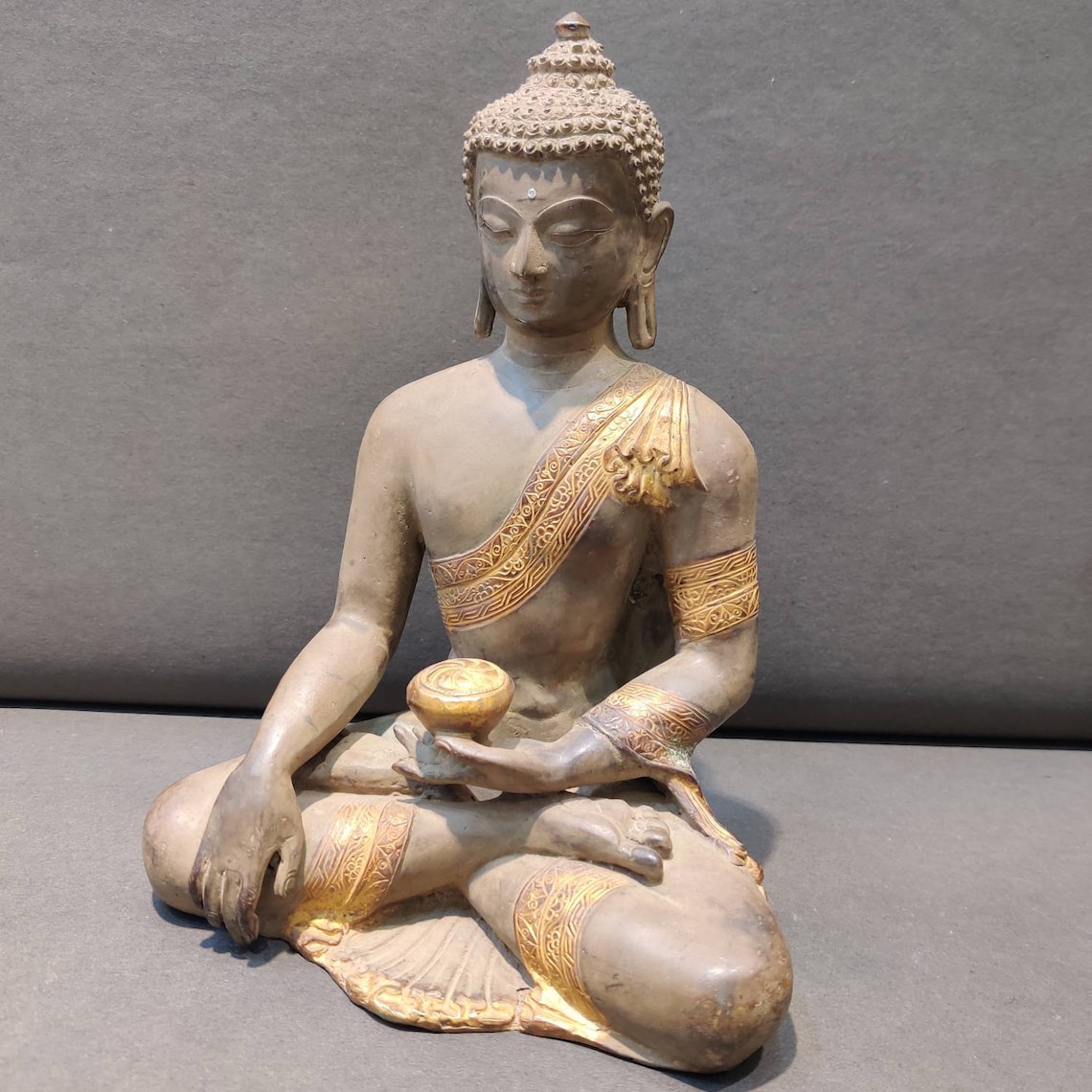 Copper Buddha statue 9inch Handmade Nepali Copper Etsy