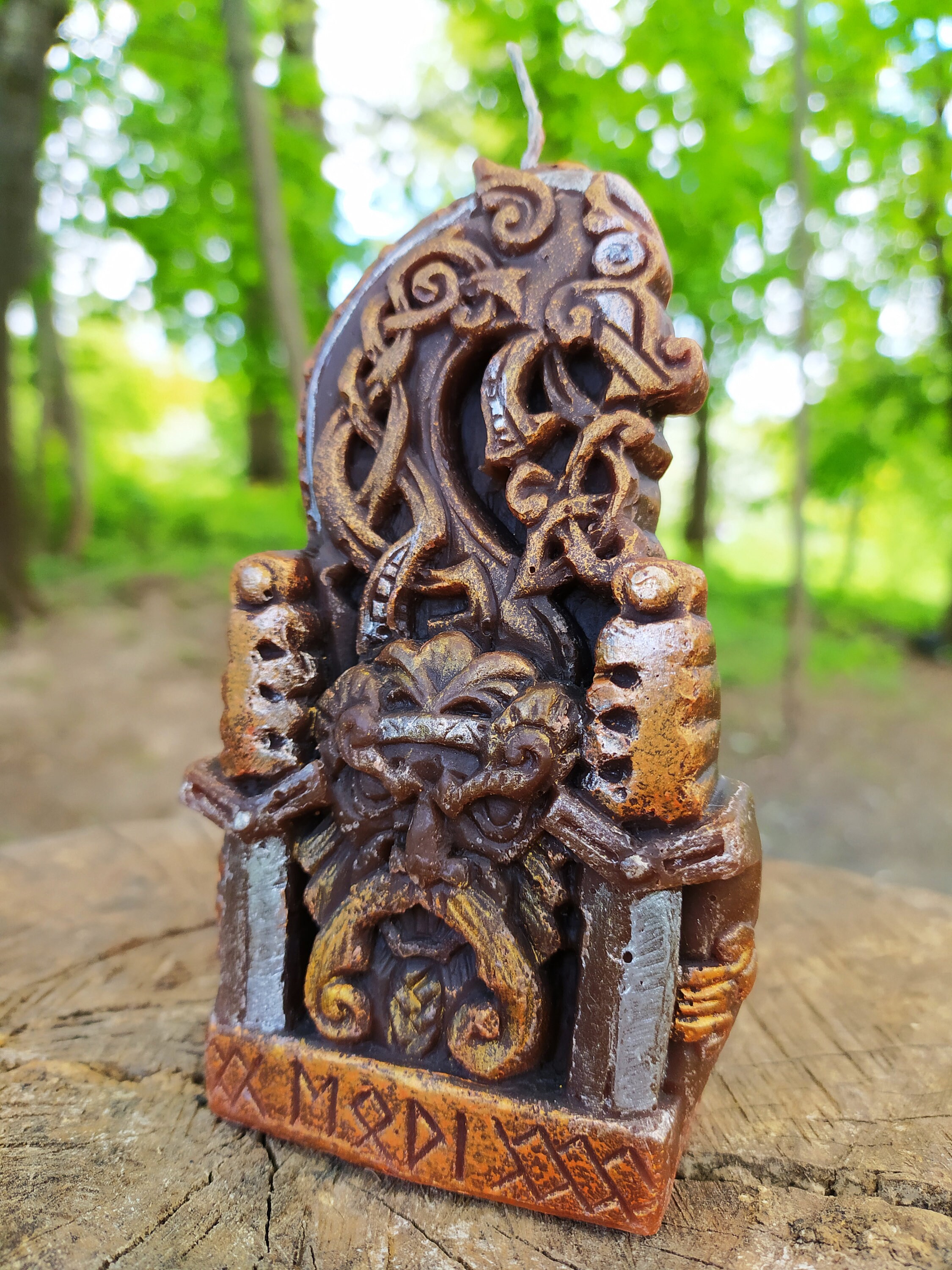 Candle Modi Norse gods Viking gift Witchcraft candle Etsy