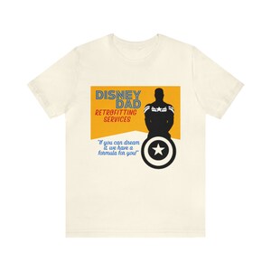 Disney Papá Vengadores Capitán América Retrofit Vintage Vacaciones Día del Padre Cumpleaños Jersey Camiseta de manga corta Camiseta