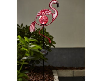 Dekorative Flamingo Solar-Wegleuchte