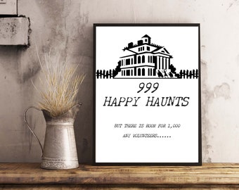 Haunted Mansion Digital Download Wall Art