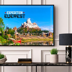 Expedition Everest - Water Color Collection - Digital Print