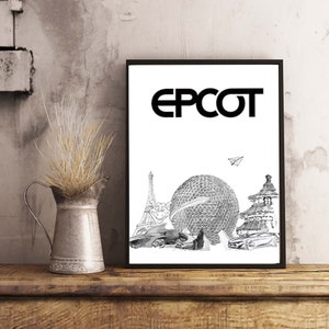 Epcot - Magic Doesn&#39;t Need Color - Digital Download