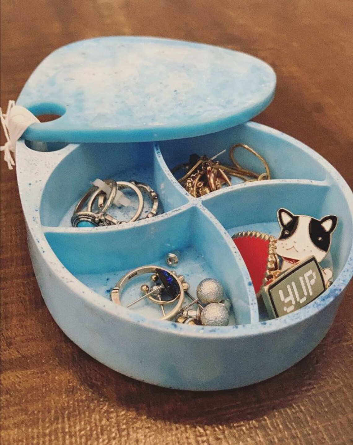 Resin Jewelry Storage Box Etsy
