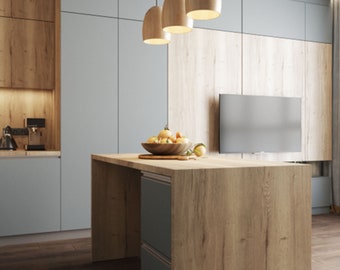 Wooden pendant light, scandinavian design pendant, hanging dining Lamp, hanging light fixture, wood pendant lamp