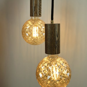 Wood Pendant Light, Pendant Lighting, Chandelier Lighting, Ceiling Light, Light Fixture, Hanging Lamp holder, Natural Wood Chandelier Lamp