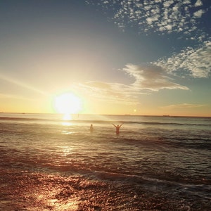 Digital download photograph of East Coast Winter Sunrise at North Wollongong Beach - Wollongong NSW Australia