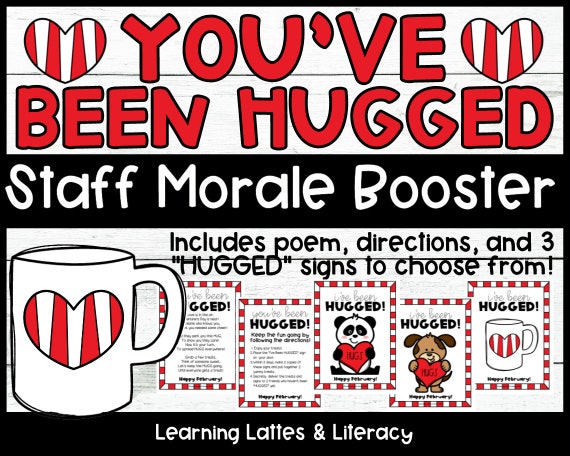 You've Been HUGGED Mugged February Valentine's Day - Etsy