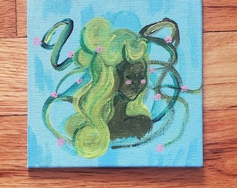 Pintura Diosa Verde