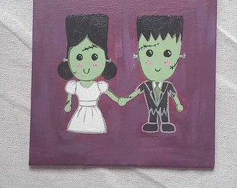 Pintura de boda monstruo