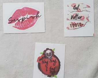 Paquete de pegatinas de fans de Bailey Sarian