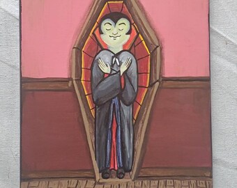 Linda pintura de Drácula