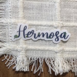 Hermosa Vinyl Sticker | Succulent Plant, Calligraphy Decal - Etsy