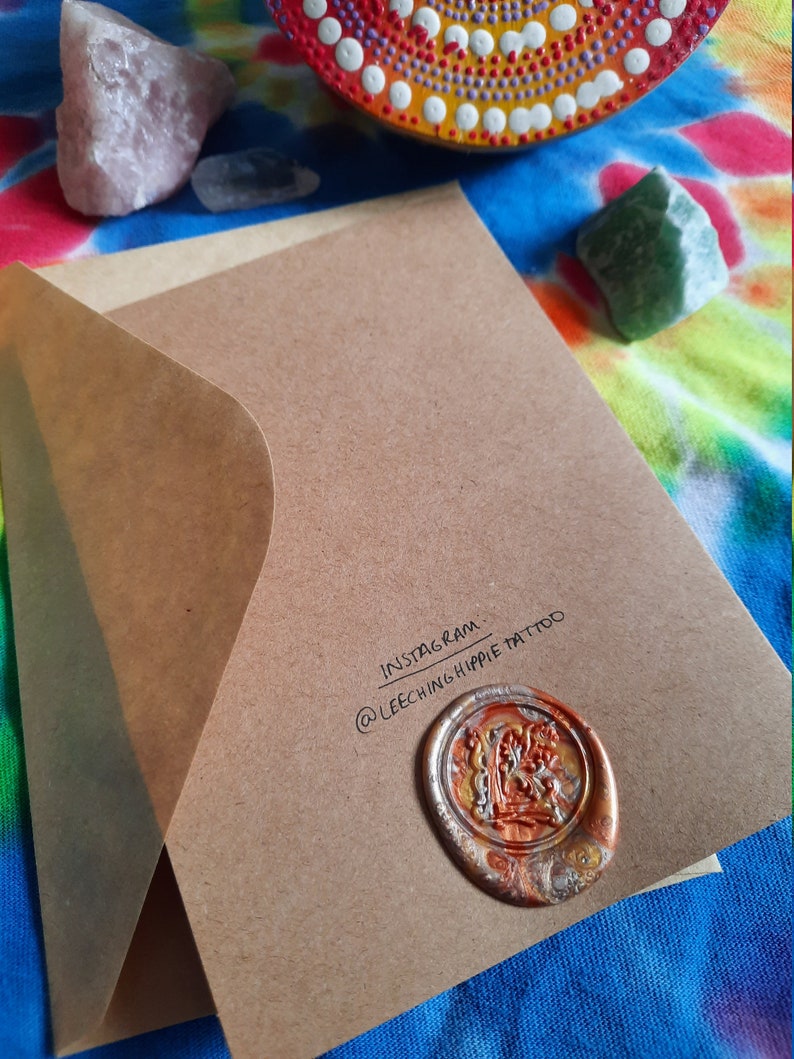 A6 70s Mushroom card No.2
