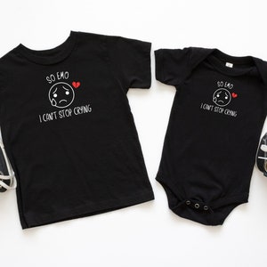 Emo Kid, Emo Baby Bodysuit, Emo Toddler Tee,  Rocker Baby clothes, Emo, Emo Baby Gift