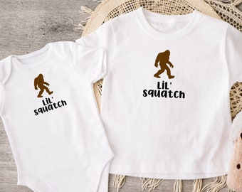 Lil Squatch, Sasquatch Baby, Bigfoot Baby, Bigfoot , Toddler Sasquatch Shirt