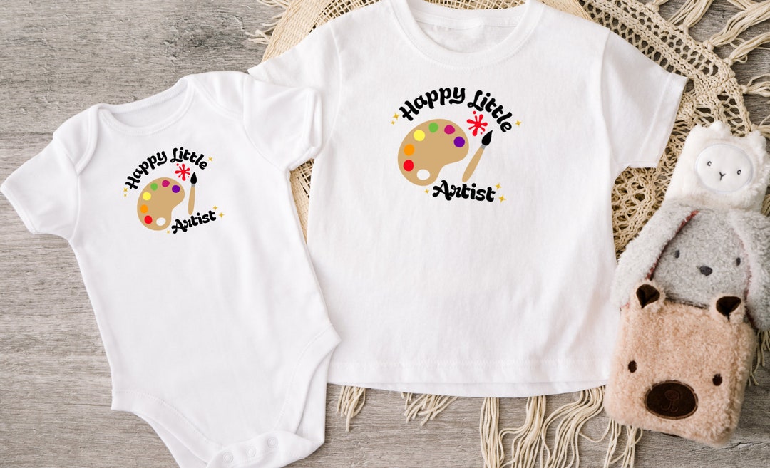 Happy Little Artist, Artist Baby Shirt, Artist Toddler - Etsy