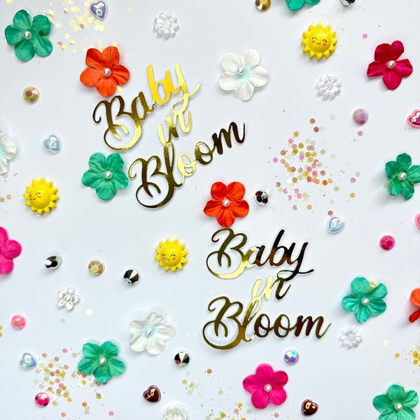 Baby Girl Wildflower Confetti - Etsy