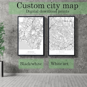 Griechenland Karte, Landkarte Europas, Stadtplan, Karte Druck, Karte Geschenk, Location Map, Digitaldruck, Wandkunst, Wohnkultur, druckbar, Paris Karte Kunst