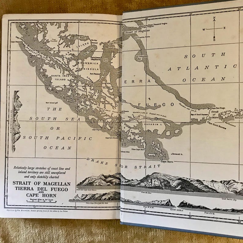Cape Horn Book: Felix Riesenberg, 1950 Vintage Maritime History - Etsy