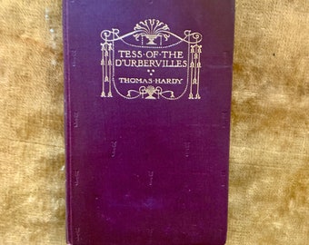 Tess of the D&#39;Urbervilles by Thomas Hardy an Antique Pocket Sized Book 1919
